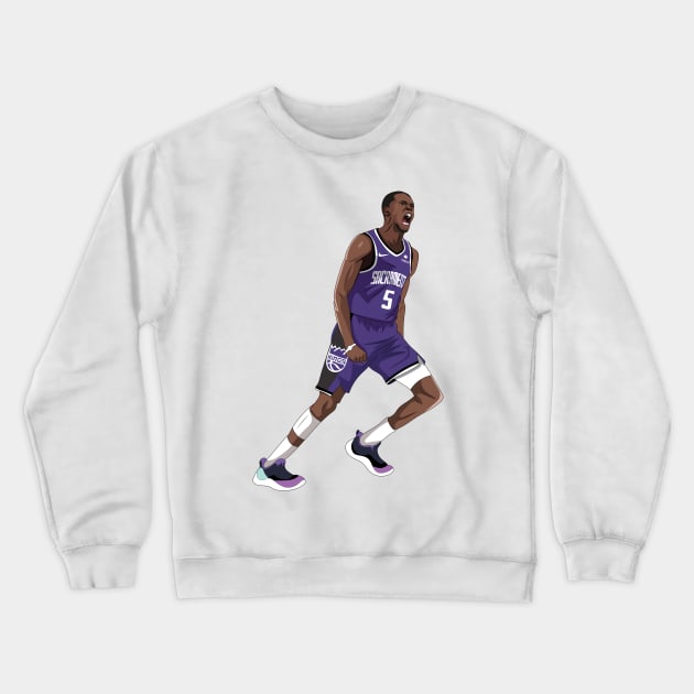 Deaaron Fox Crewneck Sweatshirt by xavierjfong